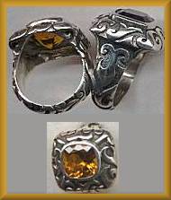 Mystical Madness Corinthian Citrine Ring