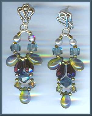 Margo Dark Water Earrings