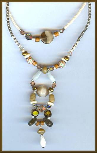 Margo Ivory Brown Necklace