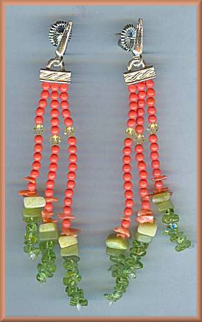 Metal Monk Taper Earrings