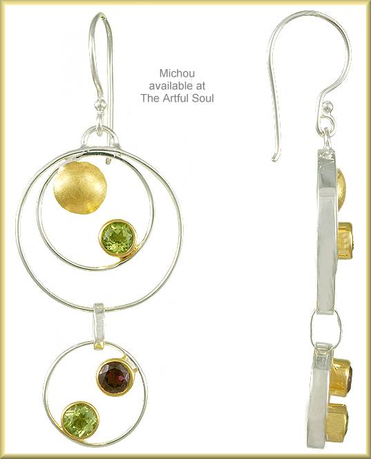 Michou Open Circles Earrings