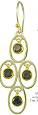 Michou Iolite Ovals Earrings