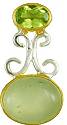 Michou Peridot/Prehnite Earrings
