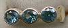 Michou Teal Topaz Ring (Retired)