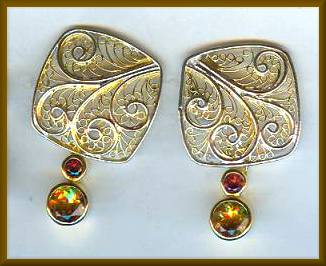 Michou Enchanted Lace Earrings