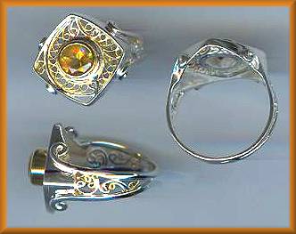Michou Enchanted Lace Ring