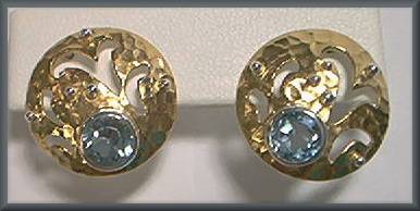 Michou Ikat Post Earrings