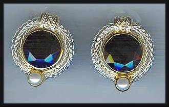 Michou Faceted Onyx Earrings