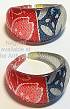 Nagomi Large Red Blue Ring