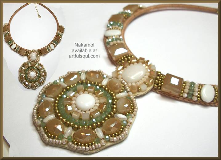 Nakamol Light Neutral Collar Neckpiece