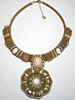 Nakamol Light Neutral Collar Neckpiece