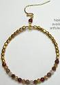 Nakamol Natural Big Beaded Loop Earrings