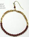 Nakamol Berry Big Beaded Loop Earrings