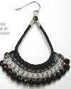 Nakamol Black&White Arc Earrings
