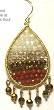 Nakamol Large Fringe Teardrop Earrings, Earth/Gold
