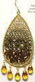 Nakamol Jumbo Fringed Teardrop Earrings, Bronze/Gold
