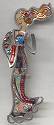 Seeka Globe Lady Pin