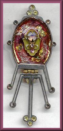 Seeka Pink/Gold Pin