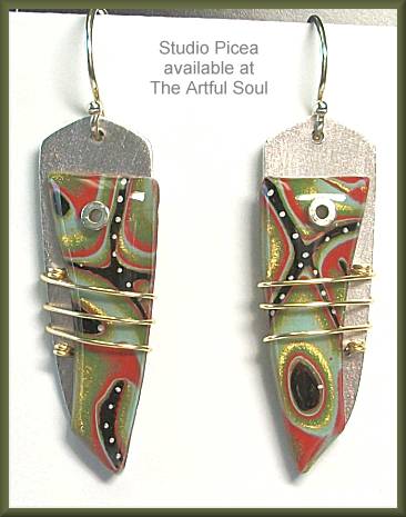 Studio Picea Iva Raven Earrings