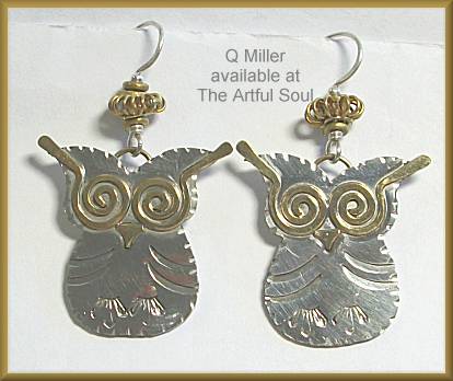 Q Miller Hooters Earrings