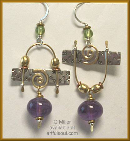 Q Miller No Easy Way Out Earrings