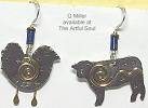 Q Miller Steak & Eggs Earrings