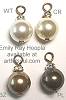 Emily Ray Hoopla Swarovski Pearl Ear Charms