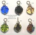 Emily Ray Hoopla Crystal Round Ear Charms