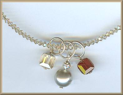 Emily Ray Hoopla Champagne Necklace Combo