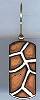 Sean Brown Giraffe Pattern Earrings
