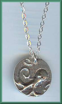 Searcey Designs Octopus Fauna Coin Pendant