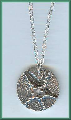 Searcey Designs Starfish Fauna Coin Pendant