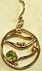 Sierra Vermeil Ribbons Peridot Earrings