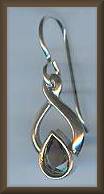 Sierra Smoky Quartz SS Earrings