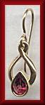 Sierra Garnet Vermeil Earrings