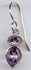 Sierra SS Amethyst Earrings