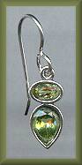Sierra SS Peridot Earrings