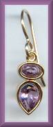 Sierra Vermeil Amethyst Earrings