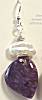 Sierra Freeform Charoite Earrings
