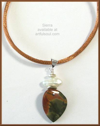 Sierra Freeform Red Creek Jasper Necklace