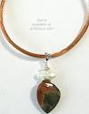 Sierra Freeform Red Creek Jasper Necklace