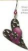 Silver Forest Rosy Hearts and Flowers Earrings