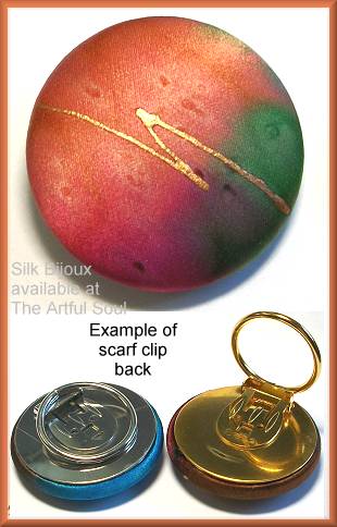 Silk Bijoux Honeysuckle Scarf Clip