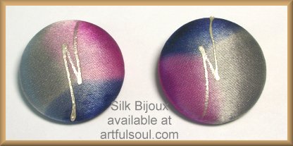 Silk Bijoux Denim Small Earrings