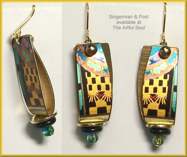 Singerman & Post Earrings #H115