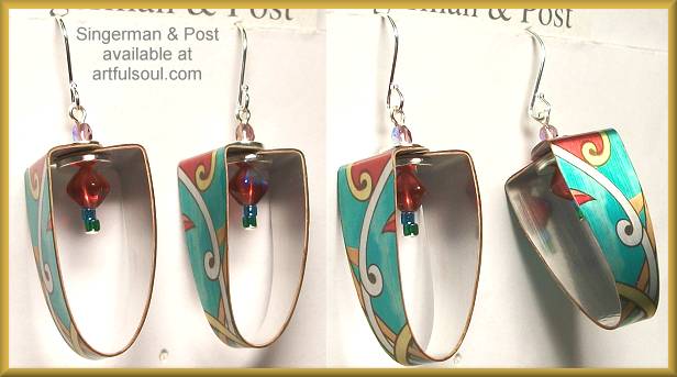 Singerman & Post Earrings #T41