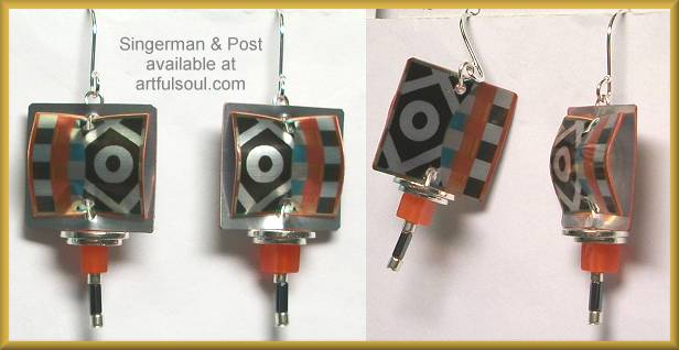Singerman & Post Earrings #T78