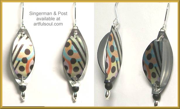 Singerman & Post Earrings #T95