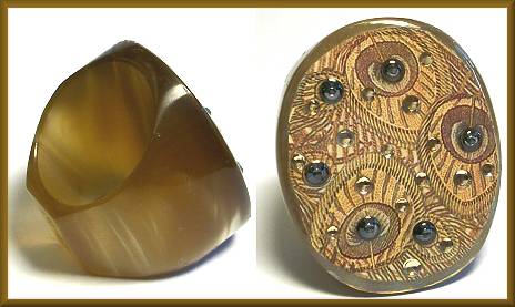 Stella Page Peacock Large Ring