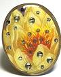 Stella Page Lotus Blossom Yellow Large Ring